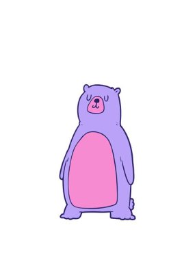 Kawaii çizgi filminin animasyonunu genişletiyorum.