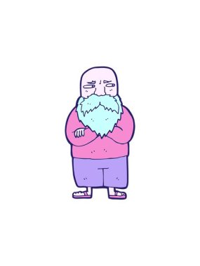 jiggle and pause animation of hand drawn cartoon design