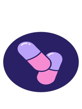 hapların ikonik dövme imajının hareketli animasyonu