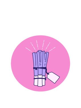 Dövme stili pırasa ikonunun animasyonunu genişletiyor