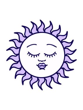 neon ışık efekti ışıldayan güneşin canlandırması