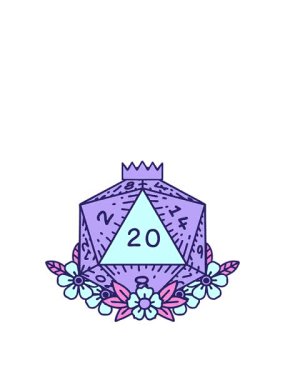 doğal 20 zar atışının animasyonunu genişletiyor.