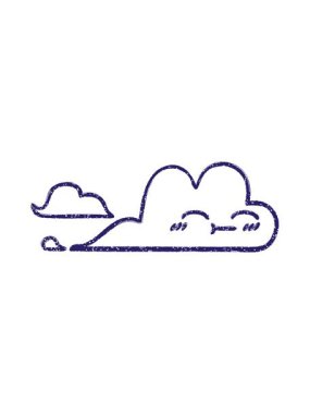 Raincloud Kömür Çiziminin basınçlı animasyonu