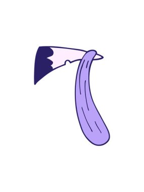 Yıldız patlaması etkisi çizgi film kanlı baltanın animasyonu