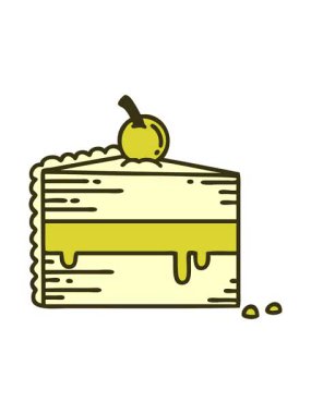 Dövmenin rengini geleneksel bir dilim pasta şeklinde değiştirmek