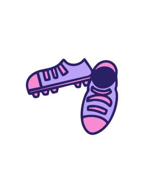 Brezilya stili futbol çizmelerinin radyoaktif parlayan animasyonu