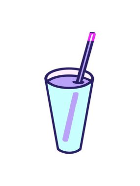 Brezilya 'nın klasik caipirnha kokteyl çiziminin animasyonunu çalıştır