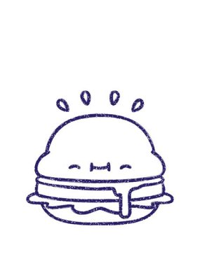 Sevimli Burger Kömür Çiziminin animasyonunu genişletiyorum