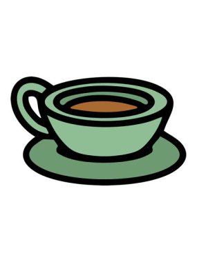 Geleneksel Brezilya kahvesinin parlak ışık efekti