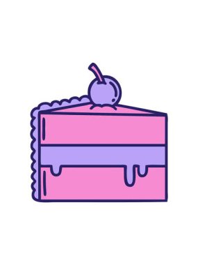 Çikolatalı pastanın ikonik dövme görüntüsünün hareketli animasyonu