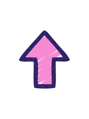 Oklu Tebeşir çizgi filminin animasyonunu salla ve durdur