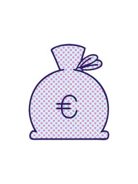 Bir çanta dolusu paranın dizaynının hareketli animasyonu