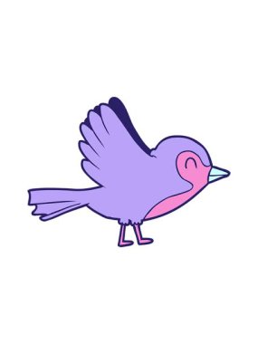 Çizgi film Robin 'in basınçlı animasyonu