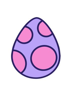 Sevimli Paskalya Yumurtasının titreşimli animasyonu