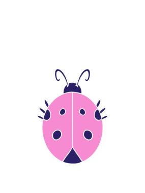 Düz renk çizgi film uğur böceği animasyonunu genişletiyorum