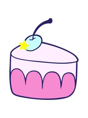 Kıvılcımlı yıldızlar çizgi filmlerdeki leziz tatlıları canlandırır.