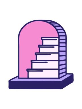 Pikselleştirme efekti dövmenin geleneksel bir mezar taşı tarzında canlandırması