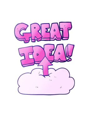 freehand çizilmiş karikatür yüklemesinin efekt canlandırmasını buluta yükle