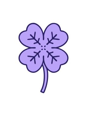 Dövmenin animasyonunu geleneksel 4 yapraklı yonca stilinde salla ve durdur