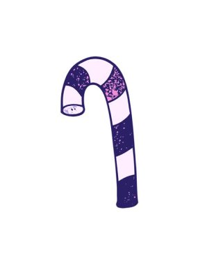 Karikatür karikatürlerinin hareketli animasyonları xmas şeker çubukları