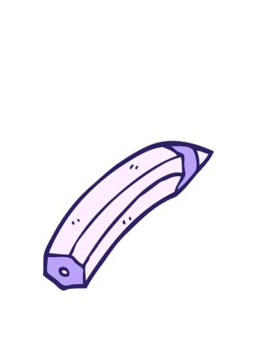 Çizgi film karalamalarının animasyonunu genişletiyor. Renkli bir kalemin karalaması.