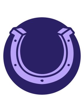 Şanslı at nalı tasarımının hareketli animasyonu