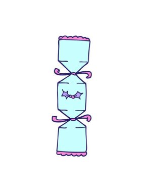 Noel krakerinin titreşimli animasyonu