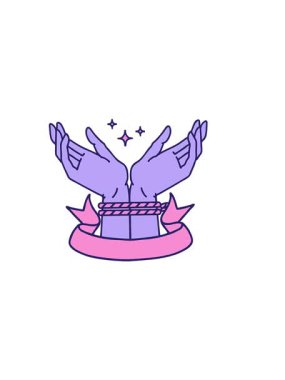 Geleneksel dövmenin yatay titreşimli animasyonu.