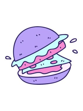 Bob ve Lezzetli Hamburger çizgi filminin animasyonunu durdur