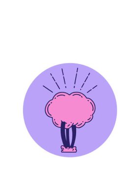 Dövme stili bir ağacın atlama hareketi animasyonu