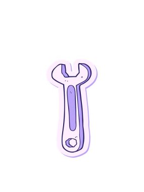 bir çizgi film anahtarının çıkartmasının hareketli animasyonu