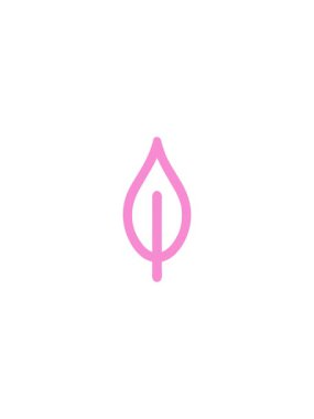 Doğal yaprak sembolünün hareketli animasyonu