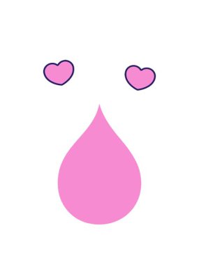 dönen kalpler el animasyonu çizilmiş tuhaf çizgi film kan damlası