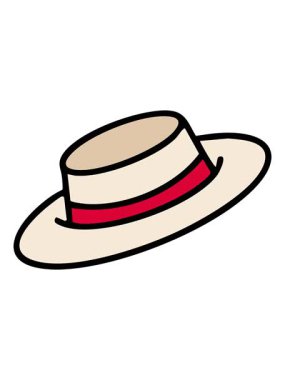 Geleneksel Brezilya şapkasının animasyonunu güçlendir