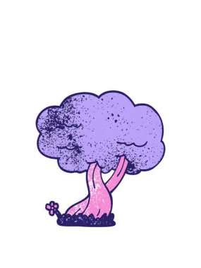 ağaç çizgi filminin animasyonunu genişletiyor