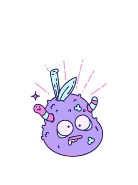 Geleneksel dövme stili çürük armut çiziminin animasyonunu genişletiyorum.