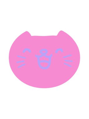 Kedi suratının hareketli animasyonu