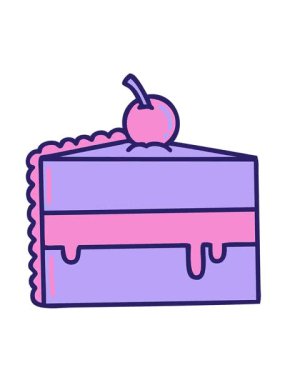 Çikolatalı pastanın ikonik dövmesinin hareketli animasyonu