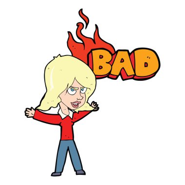 çizgi film kötü kadın