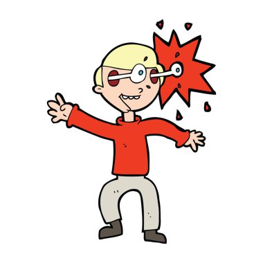 adam el çizilmiş karikatür hayran