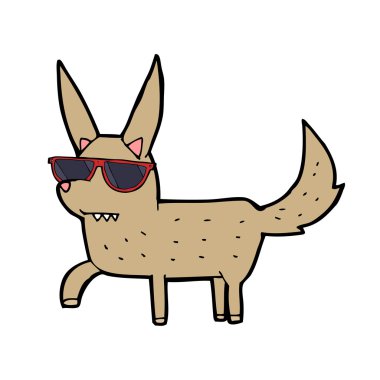 çizgi film serin köpek