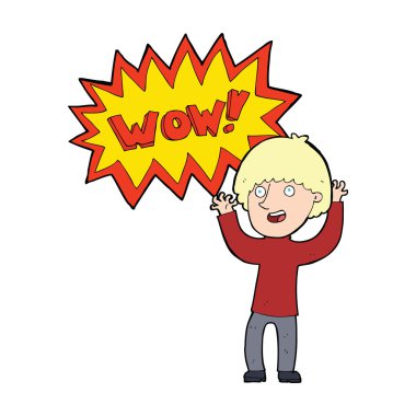 Hayret adam çizgi film