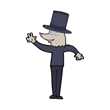 çizgi film sallayarak kurt adam