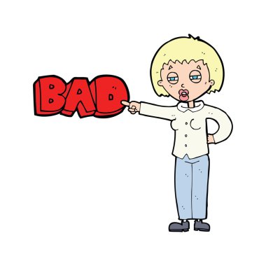 çizgi film kadın yargılamak