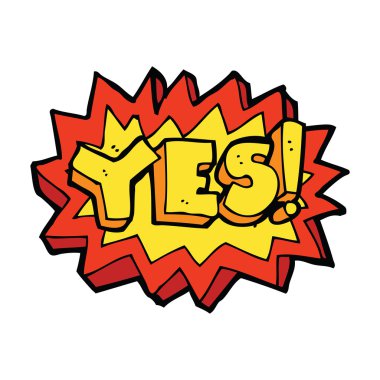 el çekilmiş Evet simgesi