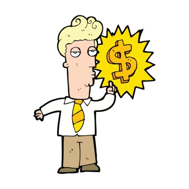 zengin bir adam çizgi film