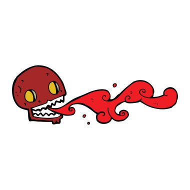 karikatür brüt kafatası