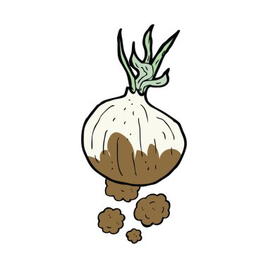 çizgi film organik soğan