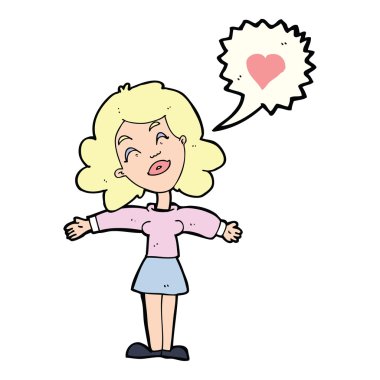 aşık kadın karikatür