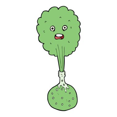 çizgi film kimyasal reaksiyon